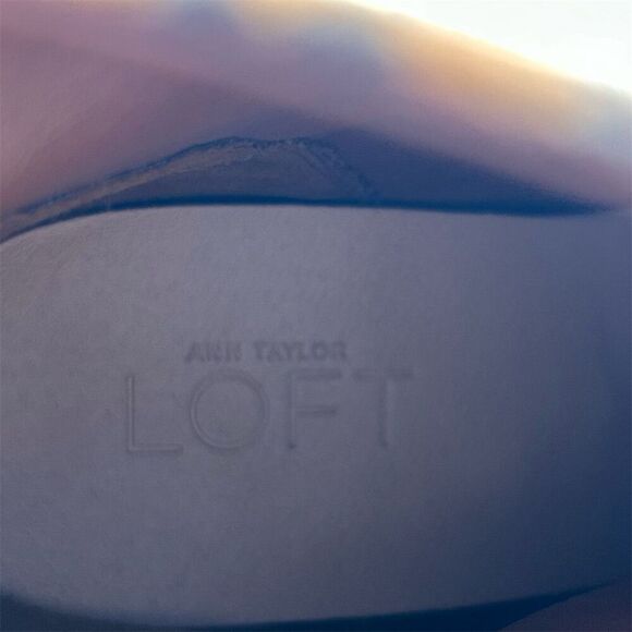 Ann Taylor LOFT Women's Brown Leopard Print Ankle Booties Size 9 Back Zipper - Picture 12 of 13